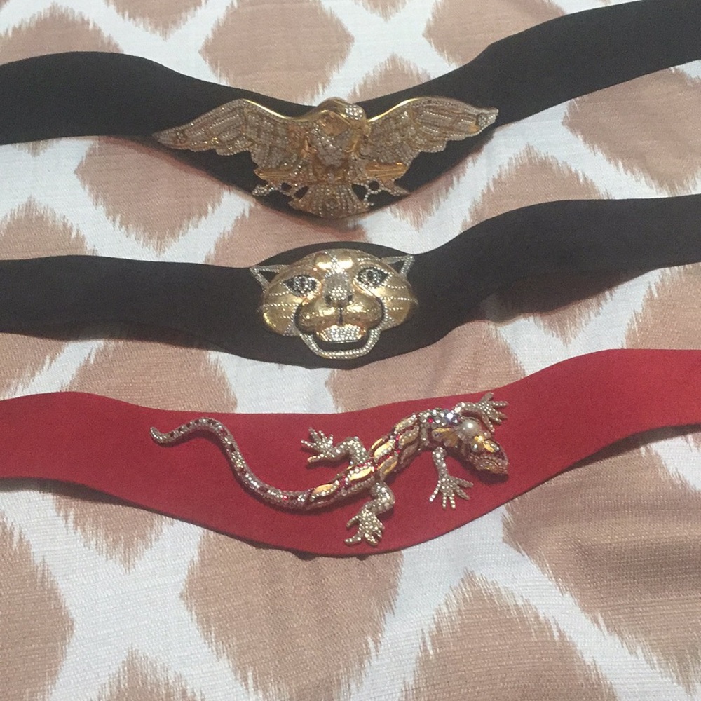SALE..80s Vintage Eunice Carter Belts